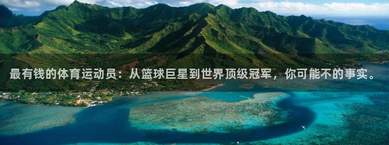MK体育官网下载注册：最有钱的体育运动员：从篮球巨星到世界顶